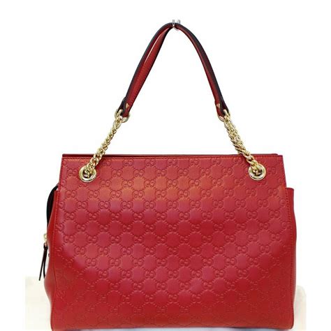 gucci red guccissima tote|Gucci Guccissima Tote Red Bags & Handbags for Women.